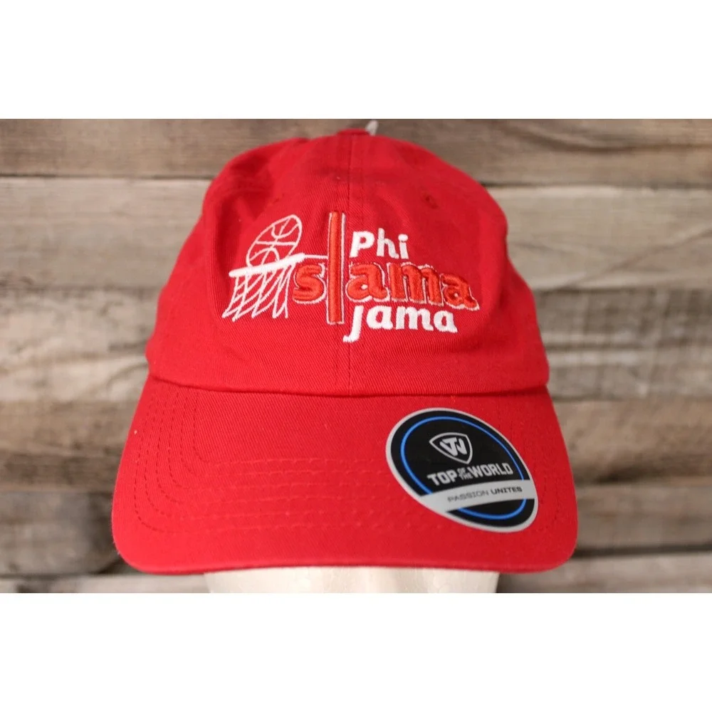 Houston Cougars Phi Slama Jama Top-Of-The-World OSFM Strapback Hat Cap NEW